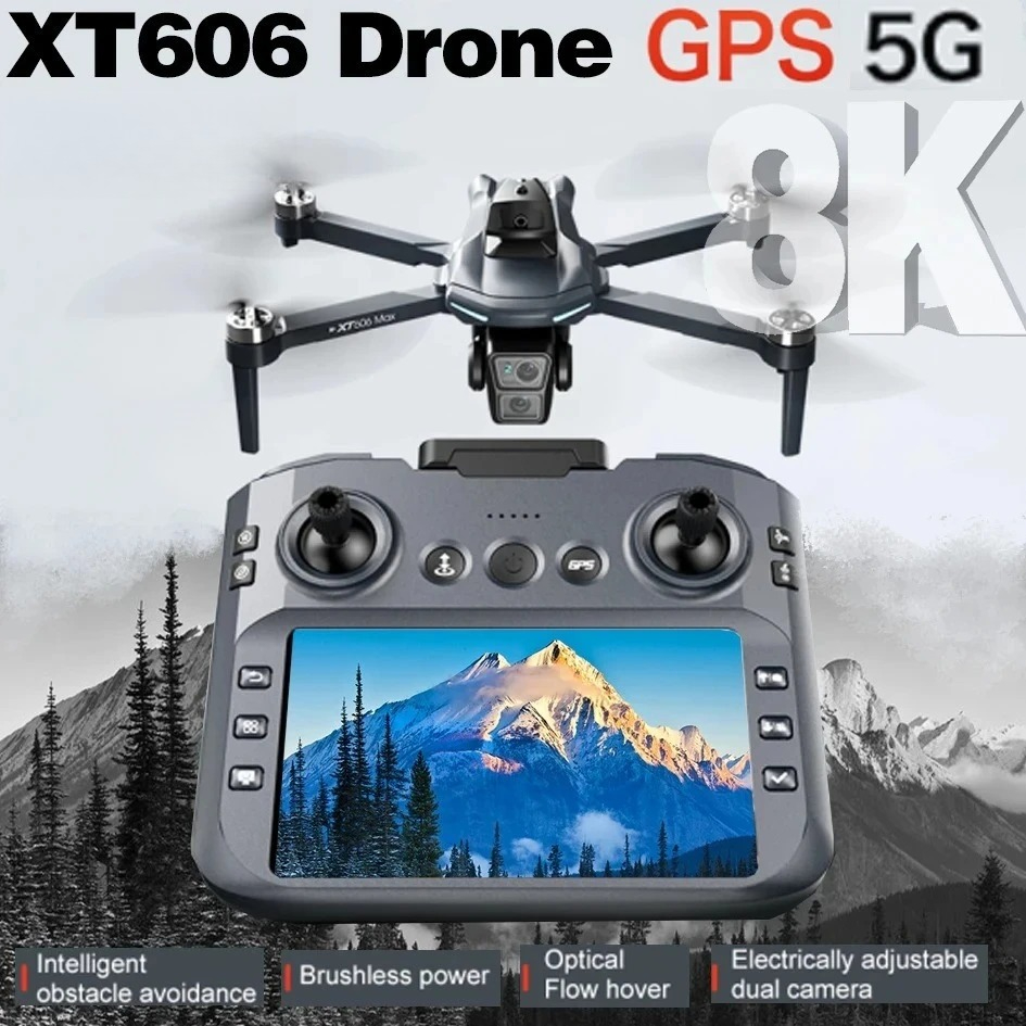 Rc Hobby China - Originele XT606 Drone Professionele 8K HD