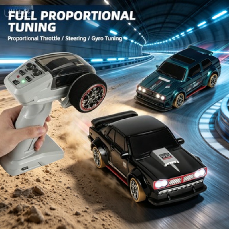 Rc Hobbies - 1:63 4WD RC Drift Auto met