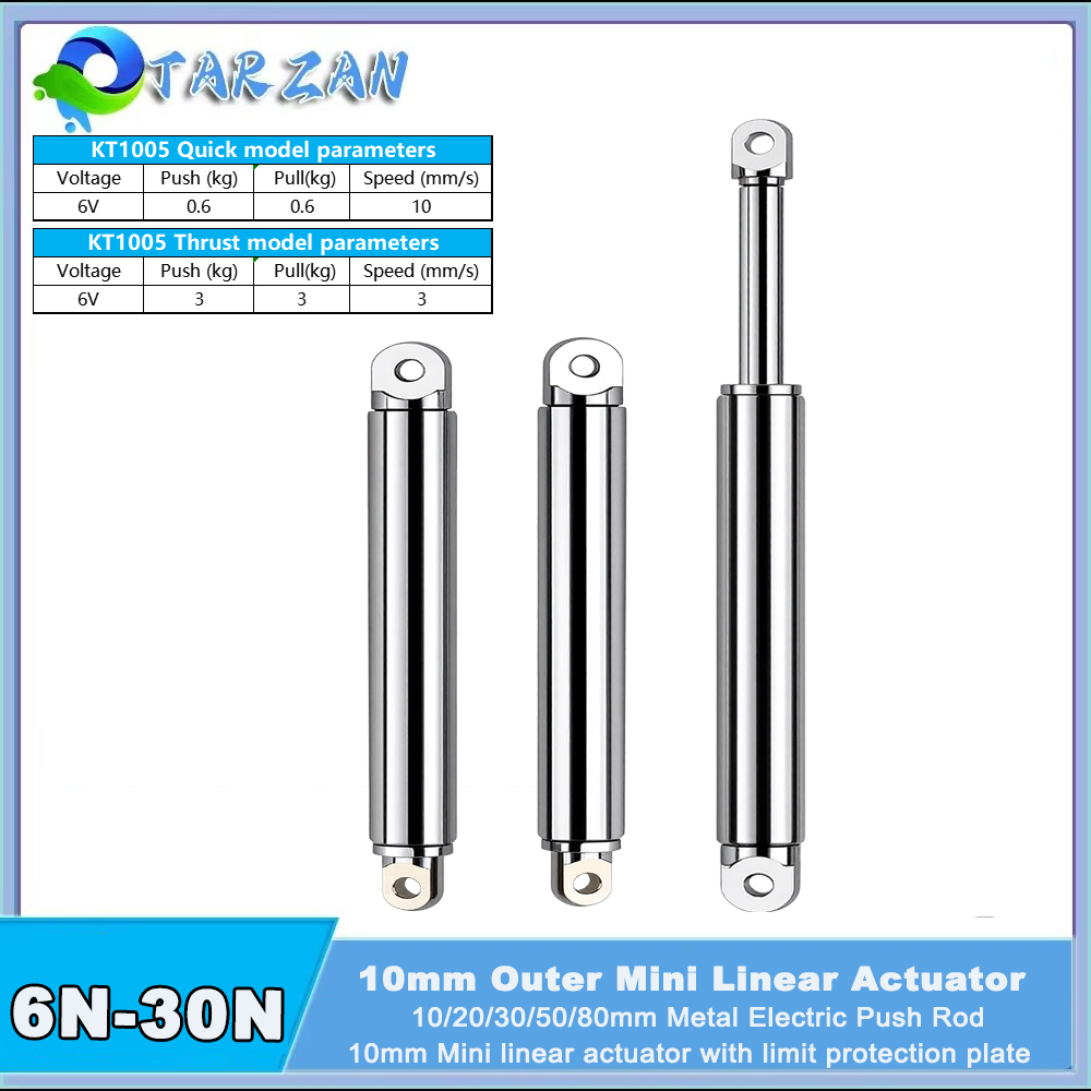 Rc Hobbies - 10mm Lineaire Actuator Intrekbare Pen Type