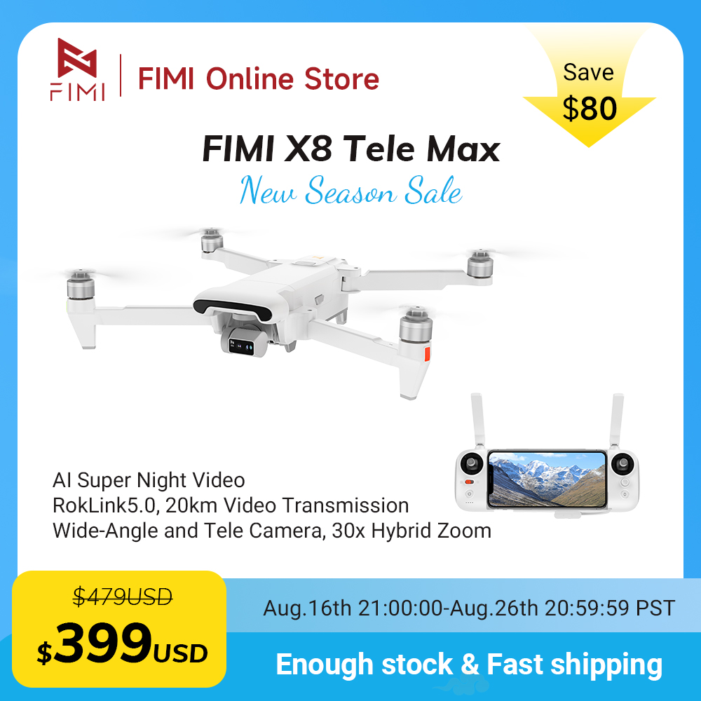 Rc Hobby China - FIMI X8 Tele Max Drone 4K