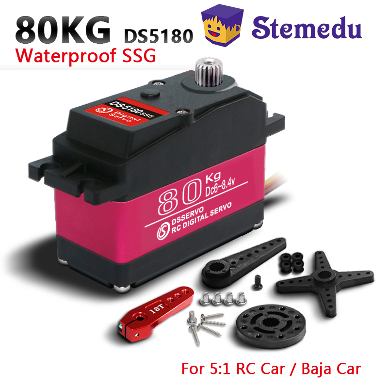 Rc Hobbies - Dsservo Waterdichte DS5180 80KG Hoge Snelheid