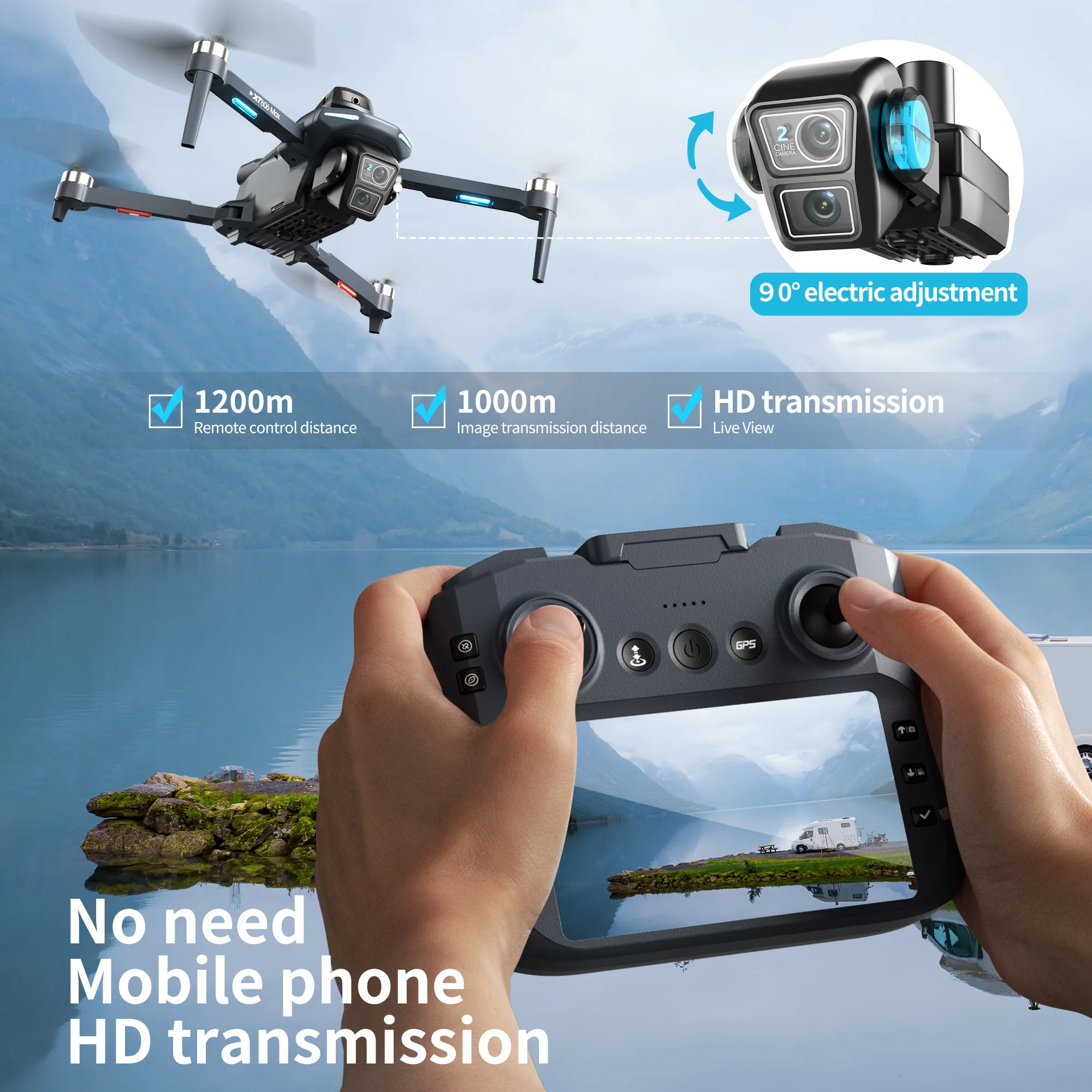 Originele XT606 Drone Professi - Rc Hobby China recensie en prijs
