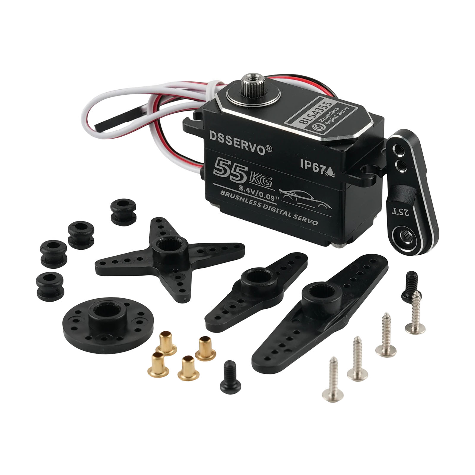 Dsservo BLS4355 55KG Low-profi - Rc Hobbies recensie en prijs