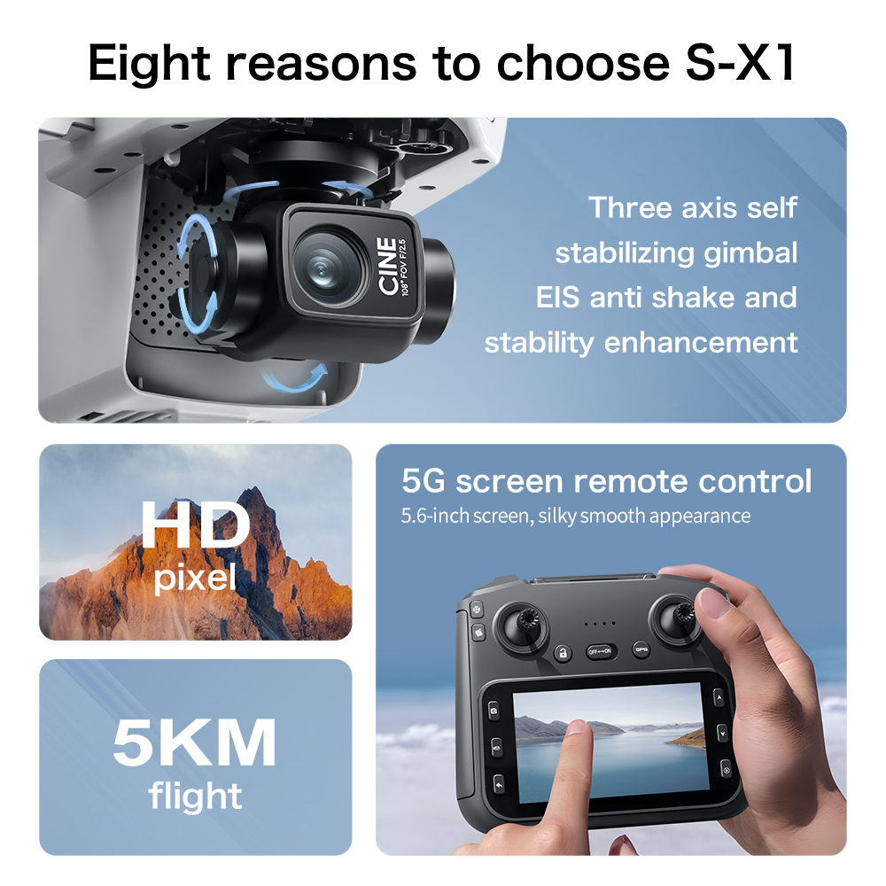 Top Deal S-X1 MAX GPS Drone 3- - Rc Hobby China recensie en prijs